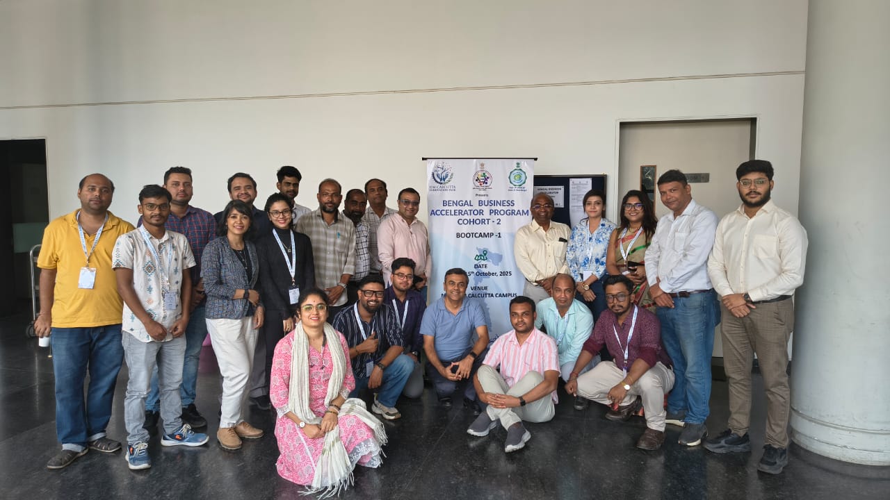 Edition II of Bengal Business Accelerator Program kicks off with a 3-day Bootcamp