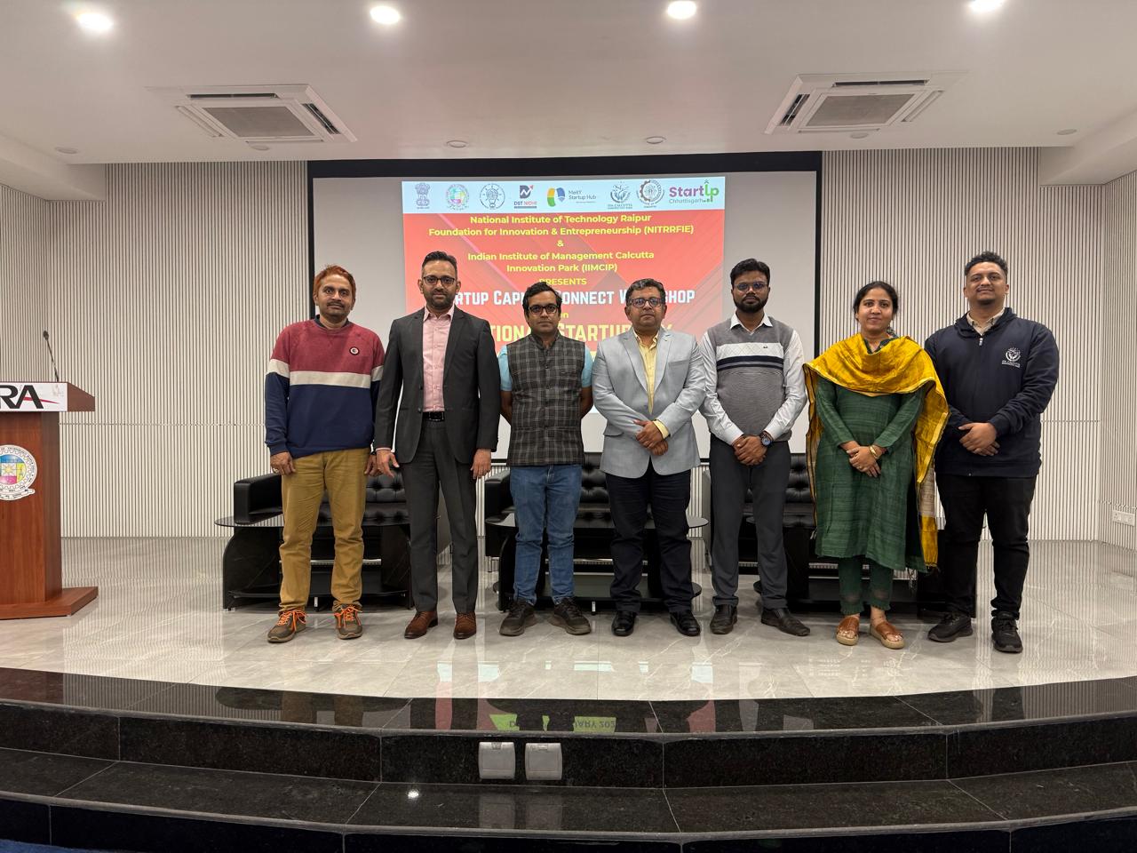Startup Capital Connect Workshop | NIT Raipur & IIM Calcutta Innovation Park