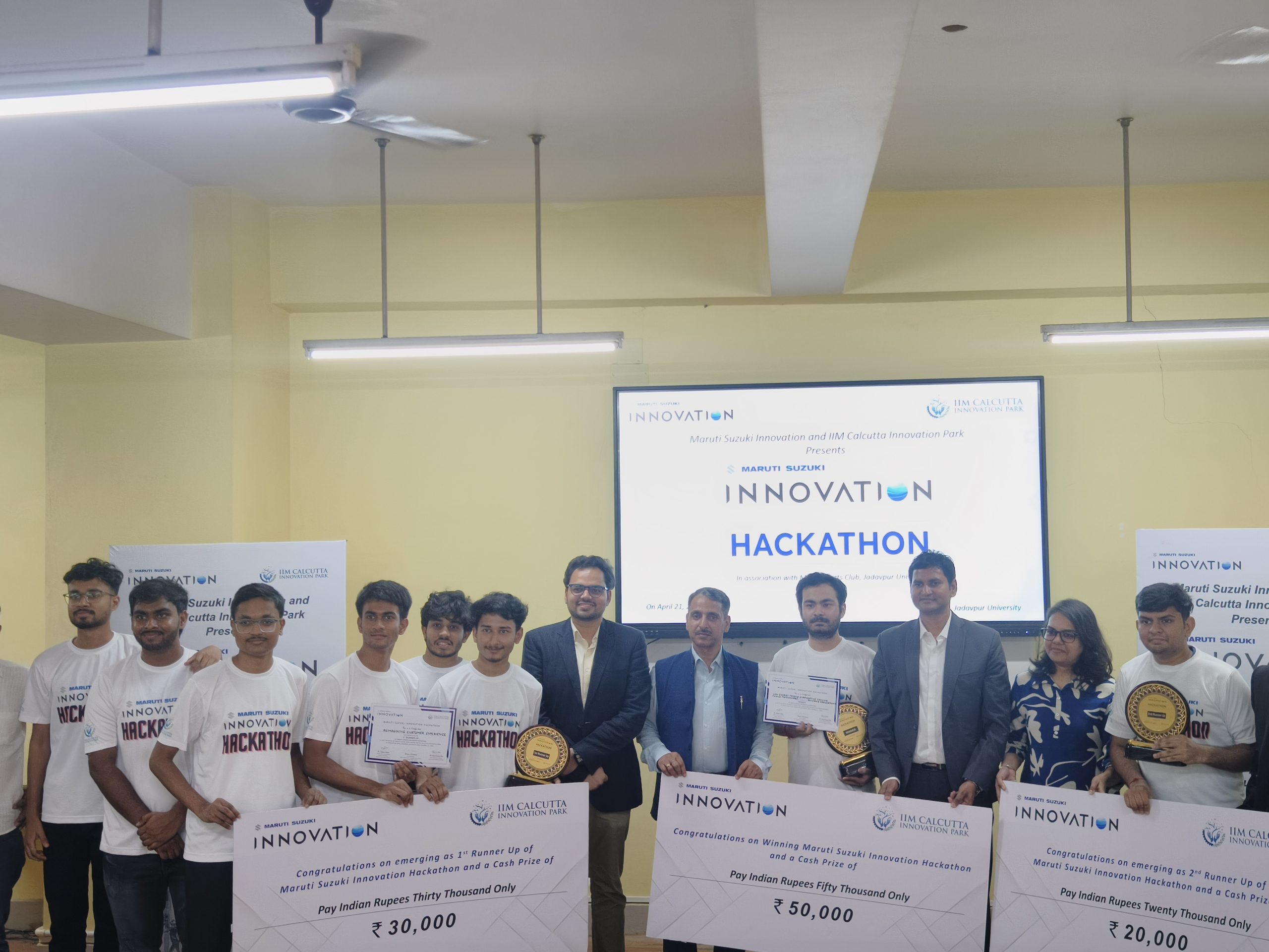 Maruti Suzuki Innovation Hackathon at Jadavpur University